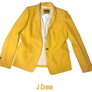 J Crew Linen Regent Blazer Size 10